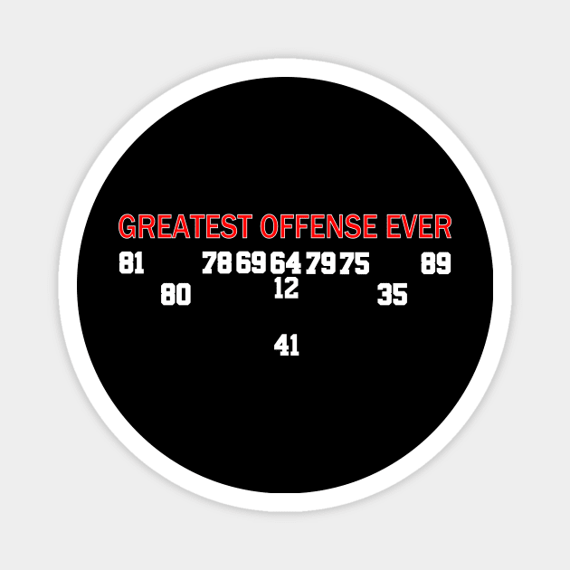 Greatest Offense Ever, 1991 Atlanta Falcons Magnet by Retro Sports